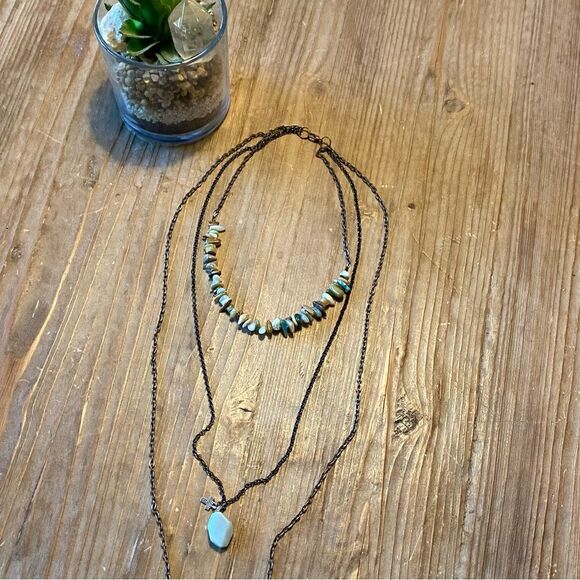 Multi Strand Necklace Handcrafted - Picture 6 of 7